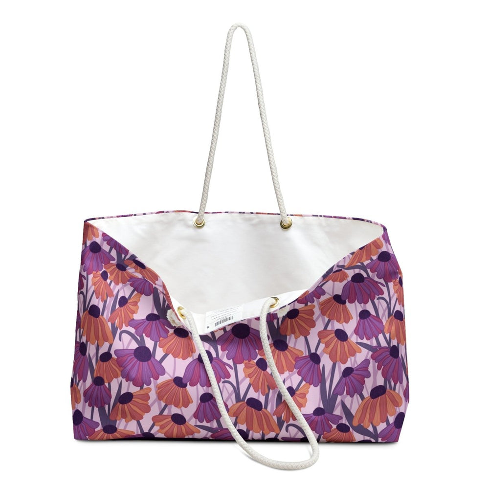 Extra Large Tote Bag in Purple Coneflower - Not in the Kitchen